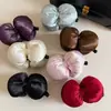 Gordito~Nuevo Estilo Otoño/Invierno Ins Dulce Satinado Tridimensional Lazo Grande Pinza para el Cabello Pinza para Cola de Caballo Accesorios para el Cabello Pinza Plátano