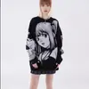 MY44023 Roupa Feminina Atacado Outono e Inverno Novo Estilo Suéter com Gola Redonda Top de Malha Solto Camada Base Jaqueta