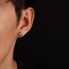 Pendientes Quemador de Incienso para Hombres, Modernos y Tendencia, Pendientes Personalizados de Diseño Retro para Mujeres, Accesorios Versátiles Simples y de Alta Gama al por Mayor