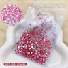 Pedras de Strass Redondas Pequenas de Fundo Plano em Atacado, Pedras de Strass Super Brilhantes para Nail Art, Pedras de Strass Redondas, Diamantes d'Água Ultra Brilhantes, Acessórios de Diamante para Nail Art, Decorações para Nail Art, Enfeites de Strass