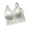 Sujetador Camisola de Malla con Encaje de Lujo Estilo Francés, Espalda Descubierta, con Almohadillas Integradas en el Pecho, Estilo Puro Deseo, Camiseta sin Mangas Sexy y Adelgazante
