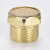 Silenciador de Válvula Solenoide Silenciador Pneumático Silenciador à Prova de Poeira com Cabeça Plana Acessórios para Válvula Solenoide