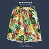 Shorts de Playa Hawaianos Verano Florales de Playa Vacaciones de Playa Versátiles de Moda Secado Rápido Estilo Pareja
