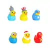 Figura de Patito de Dibujos Animados 3D Linda Resina Encanto Creativo para Zapato Llavero Colgante Pequeño Venta al por Mayor