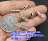 Plata de Ley S925 Cuerda de Mano Tejida Retro Tai Sui Dumpling para Niños Cuerda Roja DIY Accesorios Finos Joyería de Plata