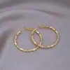 Pendientes de Plata de Ley S925 para Mujer, Lujo Accesible, Gama Alta, Cara Redonda Exagerada, Pendientes de Círculo Grande, Pendientes de Diseño Nicho