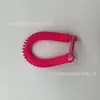 Llavero de Resorte de Plástico Color Caramelo Cuerda Elástica Telescópica Bolsa de Estudiante Muñeca Creativa Caja Sorpresa Colgante de Cuerda de Resorte