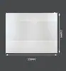 Saco Zip de Papel Kraft Branco Roupa Janela Transparente Saco de Armazenamento de Roupa Universal Saco de Embalagem Têxtil para Casa Selo Plástico Pronta Entrega
