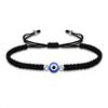 Pulseira Trançada Artesanal Popular Ajustável Olho de Hórus Feminina Transfronteiriça Estilo Europeu e Americano Pulseira Personalizada para Casal Atacado