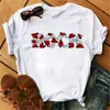 Nueva Harajuku Mujer;s Camiseta Moda Creativa Reose Musical