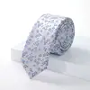 Nueva Corbata Casual para Hombre con Patrón Floral Geométrico Jacquard Multicolor Nudo Windsor para Ropa Formal de Negocios