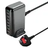 Cargador de Escritorio Nuevo Modelo Transfronterizo 500W Cargador Múltiple 6C2A Nitruro de Galio Adaptador Pd Carga Directa 500W
