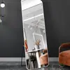 Espelho de Corpo Inteiro para Apartamento de Aluguel, Espelho de Corpo Inteiro de Chão para Casa, Quarto Estilo Ins, Decoração de Casa para Quarto Estilo Ins, Interior de Apartamento de Aluguel