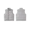 CTOSRCZ Chaleco Acolchado Estilo Americano de Moda Doble Cara Más Terciopelo Blanco Invierno Blanco Chaqueta de Plumas de Pato Hombre Mujer CD15