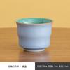 Caneca de Cerâmica de Bambu para Degustação de Chá Glacê Colorido Alta Temperatura Glacê Interno e Externo Master Home Kung Fu Copo Único Xícara de Chá Chá Novo Estilo Chinês