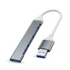Expansor Tipo-C Hub USB Cuatro en Uno Dock de Expansión Divisor Uno a Cuatro Estación de Acoplamiento para Teléfono Móvil