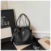 Bolso vintage de alta gama Maillard para mujer, nuevo bolso cruzado de moda 2026 con correa ancha para el hombro, bolso de mano tipo cubo
