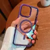Capa de Celular Transparente Hardware Olho de Águia Adequada para Apple 17Promax Case Rígido Acrílico Alta Translucidez Iphone16 Anti-Queda