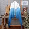 Dali Lijiang Pueblo Antiguo Isla Viaje Plantas Tie Dye Tinte Azul Bufanda Extra Grande Chal Protección Solar Borla Bufanda Larga