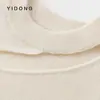 Suéter de cashmere puro 100% com gola alta e costura canelada 1x1 de 12 agulhas, com design ajustado e detalhes da moda, adequado como peça de base para mulheres