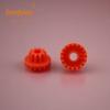 JMGC17107B blocos de construção laranja vermelho macio coroa dente engrenagem macia coroa dente macio tecnologia blocos de construção peças