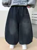 Pantalones de Peluche para Niños Otoño Invierno 2026 Nuevo Estilo Estilo Coreano Ropa Fresca para Niños Pequeños Pantalones de Chándal Ropa de Invierno para Bebés Pantalones Harem