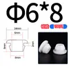 Ranura Ensanchada Tipo Elevado Silicona Doble Cara Bobina Protectora de Cable Salida de Cable Anillo de Goma Silicona Anillo Protector de Cable Resistente a Altas y Bajas Temperaturas Anillo de Sellado