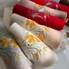 Bufanda Nueva de Lana Bordada para Mujer en Otoño e Invierno Bufanda Roja de Cachemira Estilo Chino Regalo de Cumpleaños para Madres y Personas Mayores