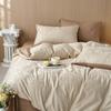 Estilo Europeu Luxo Acessível Alta Qualidade Algodão Jacquard Embossado Conjunto de Quatro Peças Lençol de Elástico 100% Algodão Cama Conjunto de Quatro Peças Novo Estilo de Algodão
