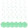 Bestseller transfronteiriço Decorações de guirlanda de macaron PET, fitas para temporada de formatura, decorações para festa de aniversário infantil, direto da fábrica