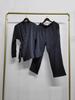 Conjunto Casual Yiduo Duo de Top com Cadarço e Calça 24835 Manga Longa Estilo Étnico