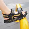 Sandalias para Niño Verano Nuevo Estilo Medianos y Grandes para Niños Zapatos de Playa de Punta Abierta Antideslizantes de Suela Blanda Zapatos Deportivos para Niños Estudiantes Modernos