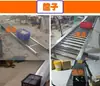 Rampa de descarga, polea de carga, canaleta de descarga, rodillo de transporte, portátil, empalmable, plegable, adecuado para mercancía general