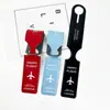 Etiqueta de Equipaje Termoformada de PVC Transfronteriza Etiqueta de Equipaje de Viaje Anti-Pérdida Etiqueta de Equipaje para Check-in de Avión