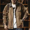Jaqueta Pesada Americana Masculina Primavera e Outono 2026 Nova Retro Bonita Roupa de Trabalho Masculina Jaqueta Acolchoada Marca Tendência Top