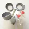 Máquina de Bebidas Calientes Instantáneas Embudo Base Mezcladora Borde Superior Embudo Base Manga de Conversión Tubo Dispensador de Polvo Rampa Accesorio