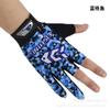 Guantes de pesca con protección solar para primavera y verano, finos y expuestos, de tres dedos, para hombre, con estampados, resistentes a las puñaladas, para pesca con medio dedo.
