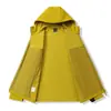Jaqueta Soft Shell Primavera e Outono 2026 Nova Chegada Corta-vento Impermeável para Corrida Camping com Capuz Gola Alta Peça Externa
