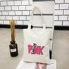 Directo de fábrica bolsa de lona de gran capacidad nueva bolsa de hombro para mujer con estampado lindo patrón de personalidad bolsa de lona al por mayor