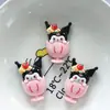 Lindo postre brillante Sanrio pegamento de crema para manualidades funda para teléfono móvil pasador de pelo para coche eléctrico accesorios de joyería de resina al por mayor