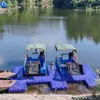 Barco Cortacésped Subacuático Guangdong Foshan Barco Recolector de Jacinto de Agua Totalmente Automático Equipo de Limpieza y Corte Pequeño de Juncos