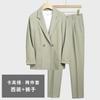 Traje informal con colgante de alta calidad para hombre, chaqueta holgada de estilo coreano, elegante y a la moda.