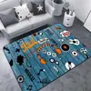 Alfombra de Batería Punk Transfronteriza, Reductora de Sonido para el Hogar, Amortiguadora de Impactos, Alfombrilla Antideslizante, Alfombra de Sala de Estar, Manta de Sofá, En Stock