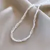 Collar de Gato con Lazo Rosa Femenino Lujo Accesible Diseño de Nicho Cadena para Clavícula Joyería Femenina Gama Alta