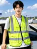 Chalecos Fluorescentes con Logos Impresos Personalizados para Ingeniería Civil, Saneamiento Municipal, Personal de Autoescuelas, Chalecos de Seguridad, Uniformes de Trabajo
