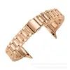 Adequado para Pulseiras Apple iWatch, Pulseiras de Aço Inoxidável Sólido de Três Elos, Cinco Elos, Sete Elos e Estilo Cintura Estreita para Huawei/Xiaomi