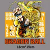 Fornecimento transfronteiriço em estoque de personagens de desenhos animados japoneses Super Saiyan T-shirt impressão de transferência térmica de tinta branca hot stamping agora feito