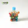 Botella Sellada de Bebida Refrescante de Jugo de 100ml Botella de Caramelo Arcoíris Botella de Plástico Transparente con Forma de Mariposa de Grado Alimenticio