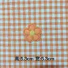 Etiqueta Bordada de Flor Colorida para Bolsa de Computador, Acessórios de Vestuário, Patch Adesivo, Patch de Tecido Bordado