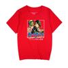 Nueva Animación Transfronteriza Aventura Maravillosa Periférico Estampado Camiseta Holgada Casual de Manga Corta para Hombre y Mujer Camiseta de Pareja